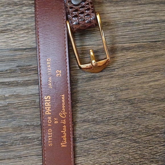 Nicholas di Giovanni | Accessories | Vintage Java Lizard Solid Bronze ...